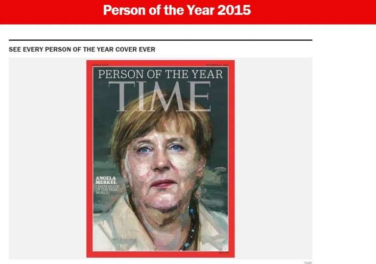 <b><span style='color:#bc2929;font-size:16px;'>Angela Merkel <br></span>Wir sind Time: Berühmtes US-Magazin kürt Merkel zur Person des Jahres 2015</b>