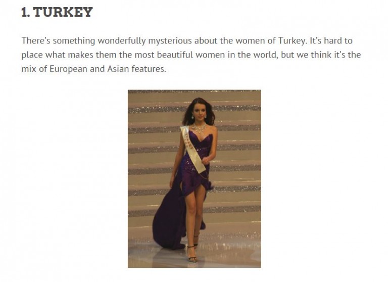 <b><span style='color:#bc2929;font-size:16px;'>Top-Ten-Liste <br></span>Brasilianisches Portal wählt Türkinnen zu den schönsten Frauen der Welt</b>