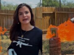 Trump-Unterstützerin Valentina Gomez verbrennt Koran