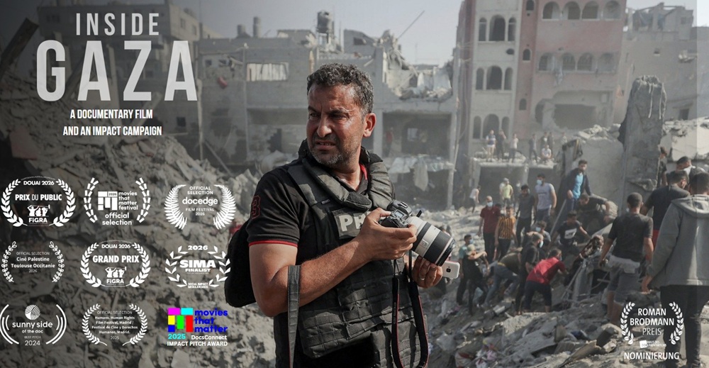 <b><span style='color:#bc2929;font-size:16px;'>Roman-Brodmann-Preis <br></span>Dokumentarfilm ‚Inside Gaza‘ gewinnt weiteren Preis</b>
