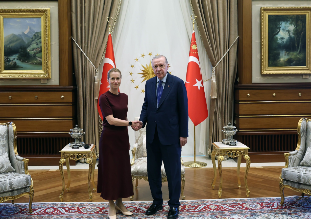 <b><span style='color:#bc2929;font-size:16px;'>Treffen mit Erdogan <br></span>EU-Außenministerin Kaja Kallas: Die Türkei ist ein EU-Beitrittskandidat</b>