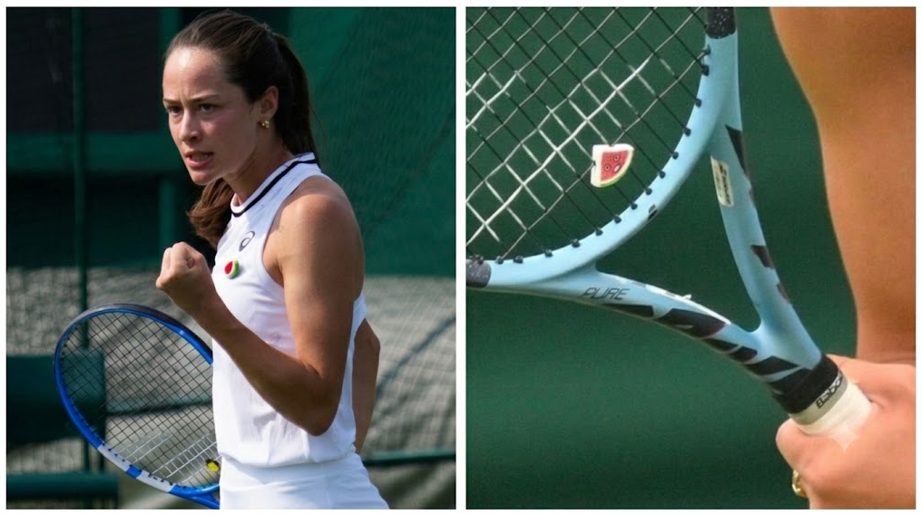 <b><span style='color:#bc2929;font-size:16px;'>London <br></span>Wimbledon: Türkische Tennisspielerin Zeynep Sönmez mit Palästina-Symbol</b>
